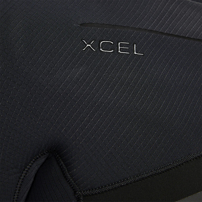 2023 Xcel Mens Drylock 3/2mm Chest Zip Wetsuit MC32DRY1- BLACK